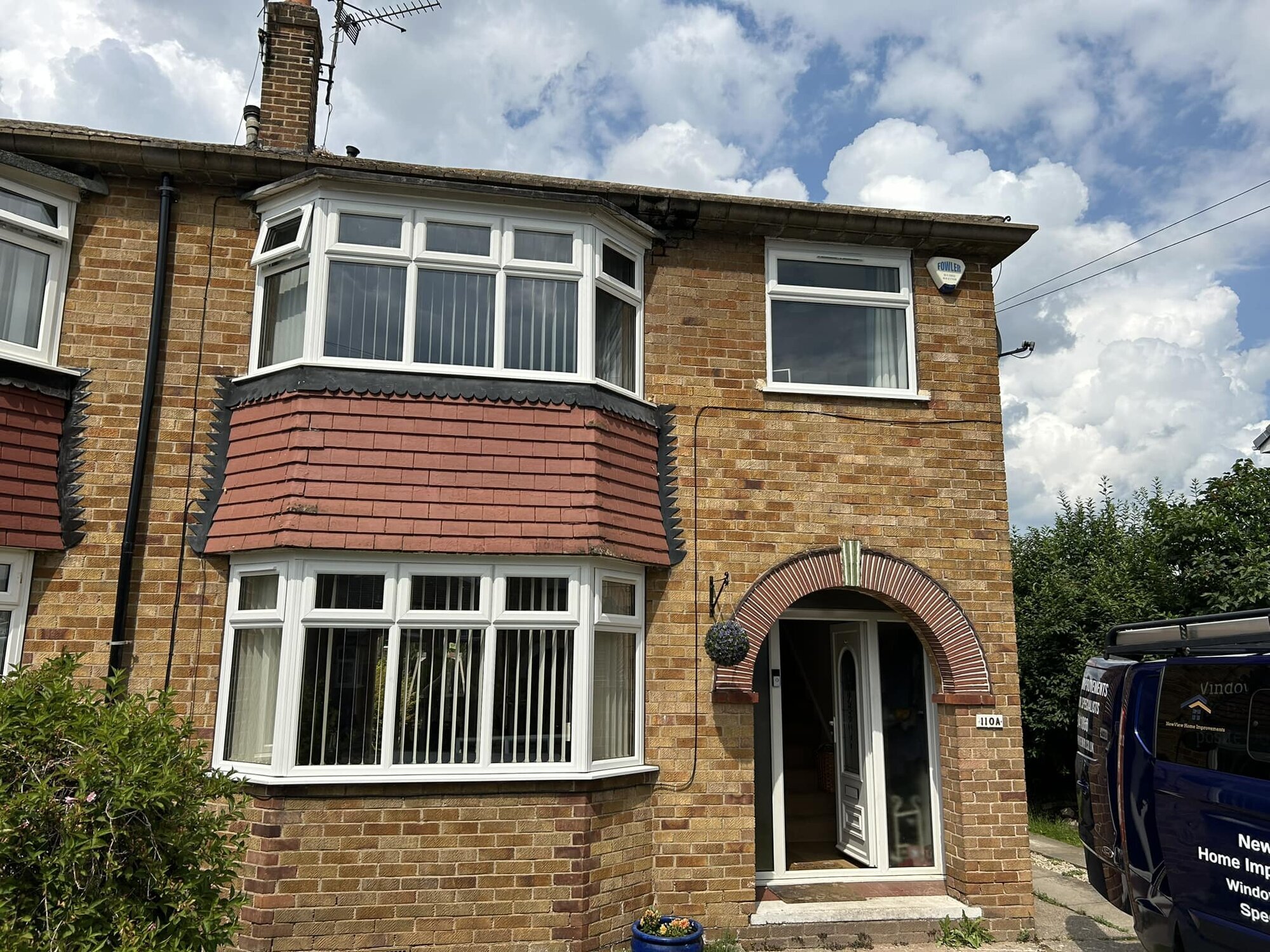 White windows and uPVC Doors on house in Doncaster | South Yorkshire