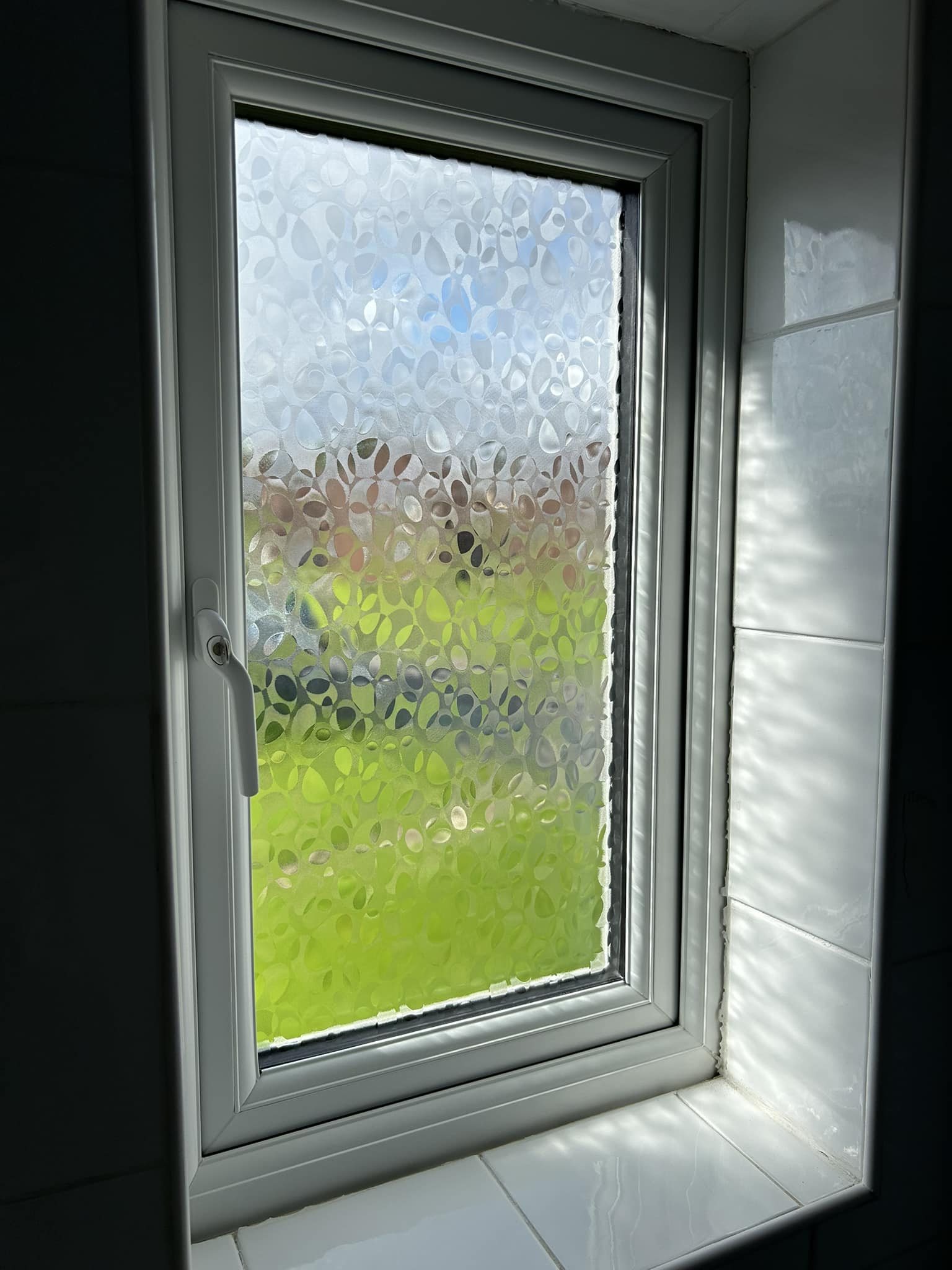 white uPVC bathroom window in Doncaster | South Yorkshire