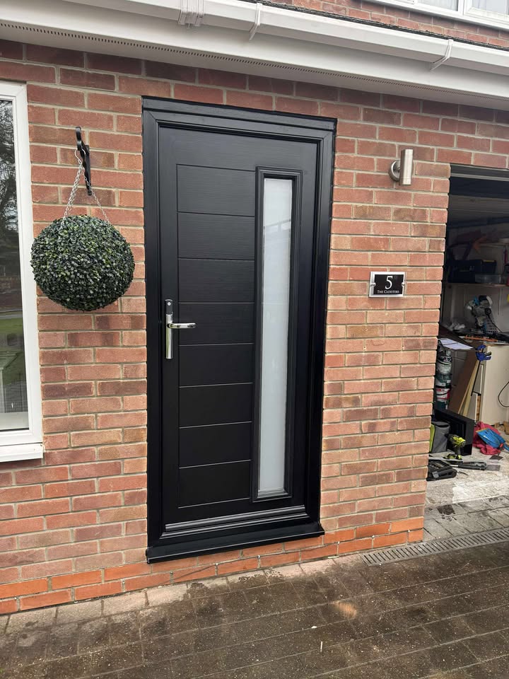 Black front Composite Door in Doncaster | South Yorkshire