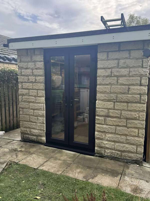 Dual Black uPVC Doors in Doncaster | South Yorkshire