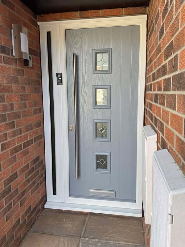 Light grey Composite Door in Doncaster | South Yorkshire
