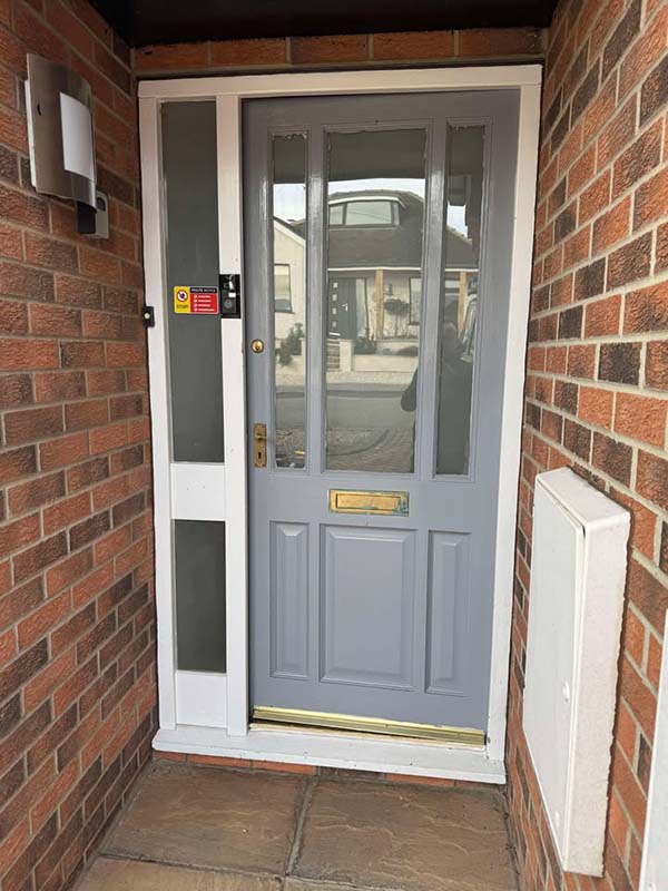 Light grey Composite Door in Doncaster | South Yorkshire